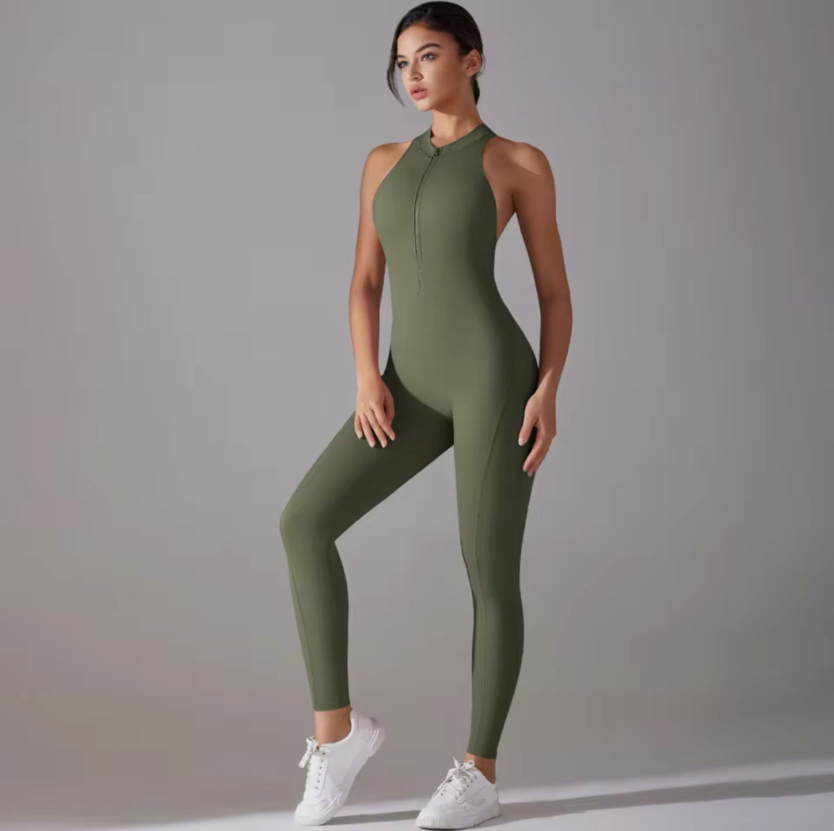 TUTA FAHION JUMPSUIT "CHICUNICA"Con Zip - ActiveModaChic